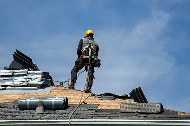 Professional Roof Replacement technician working in Avoca, NE